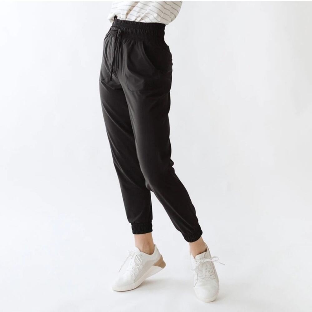 Albion Black Destination Jogger Pants Drawstring XS
